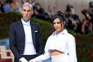 Kourtney Kardashian and Travis Barker in 2022 (Image via Getty)